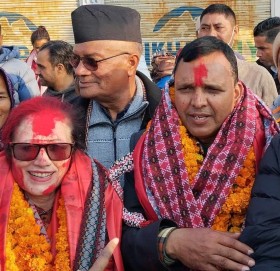 लुम्बिनीमा कांग्रेसकी सापकोटा र माओवादी केन्द्रका सुवेदी विजयी