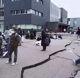 जापानमा शक्तिशाली भूकम्प, सुनामीको चेतावनी