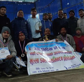 व्याडमिन्टन प्रतियोगिता आयोजना गरेर मनायो जेवि मिडियाले आठौं वार्षिकोेत्सव