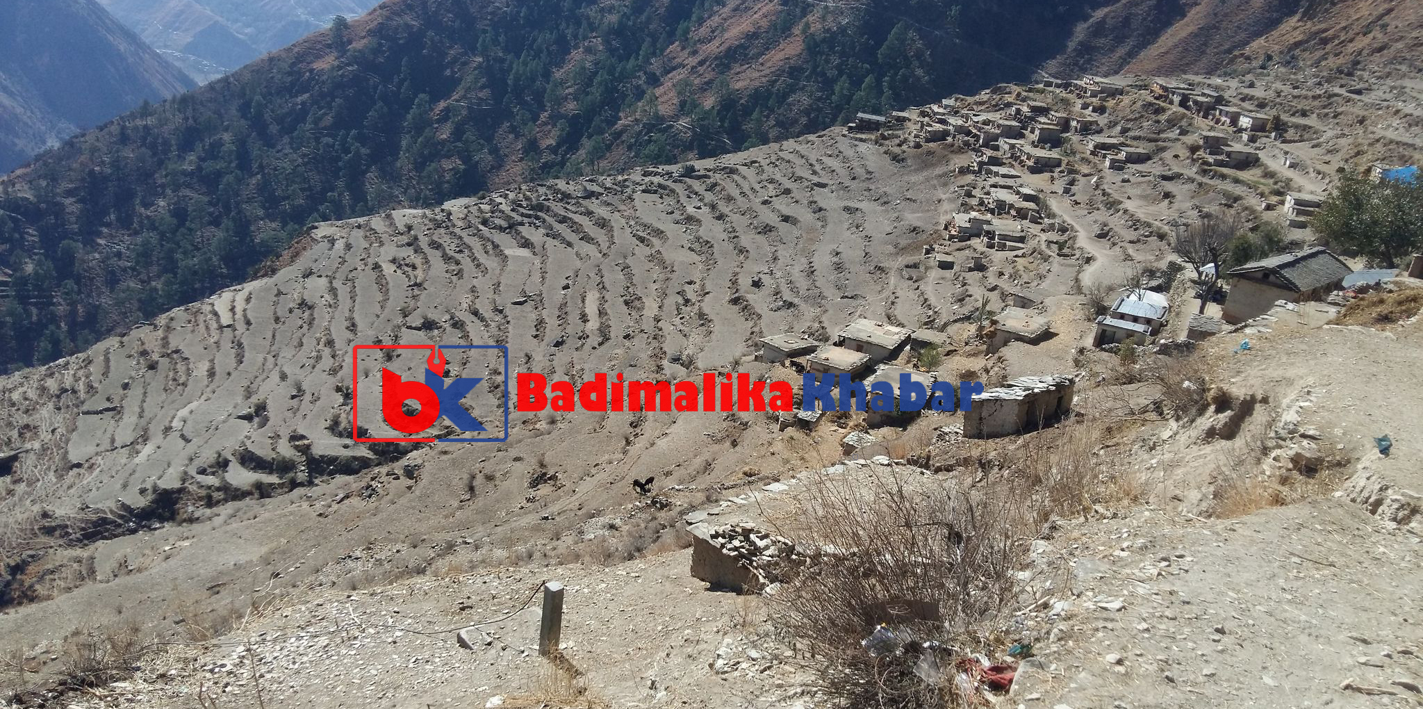 बाजुराको ८० प्रतिशत जमिन आकाशे पानीको भरमा खेति, पानी नपर्दा किसान चिन्तित