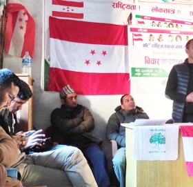 नेपाली काग्रेँस बडिमालिका नगर कार्यसमितिद्धारा विचार आदान प्रदान