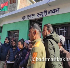 पुष्पलाल स्मिृत प्रतिष्ठान भवनको उद्धघाटन