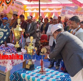 बाजुरा जिल्ला स्तरीय १४ औ राष्ट्रपति रनिङ शिल्ड प्रतियोगिताको उद्धाटन