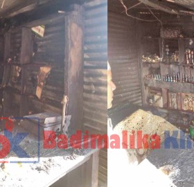 खप्तड छेडेदहमा एक पसलमा आगलागी, करिब ६ लाख मूल्यको धनमाल नष्ट