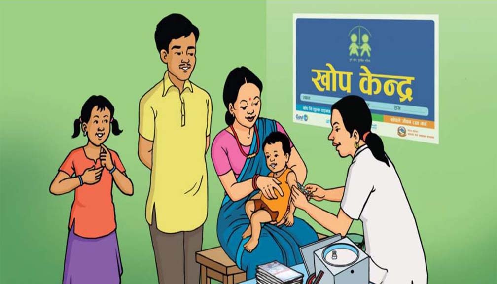 बाजुराका १३ हजार बालबालिकालाइ आजदेखी दादुरा र रुबेला खोप लगाइदै