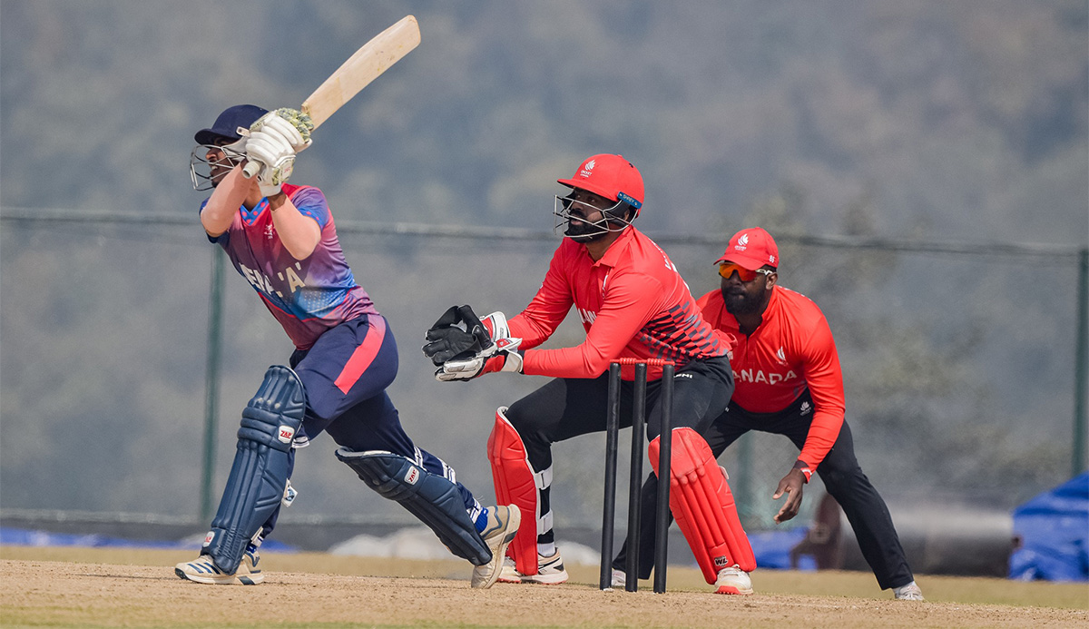 नेपाल ‘ए’ले क्यानडालाई दियो २१७ रनको लक्ष्य