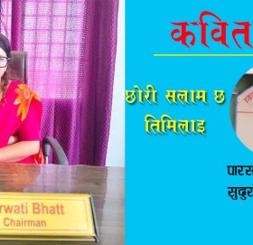 छोरी सलाम छ तिमिलाइ  (कविता)