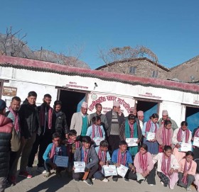 राष्ट्रपति रनिङ शिल्डका पदक विजेतालाई स्वामिकार्तिकले पुरस्कृत गर्यो