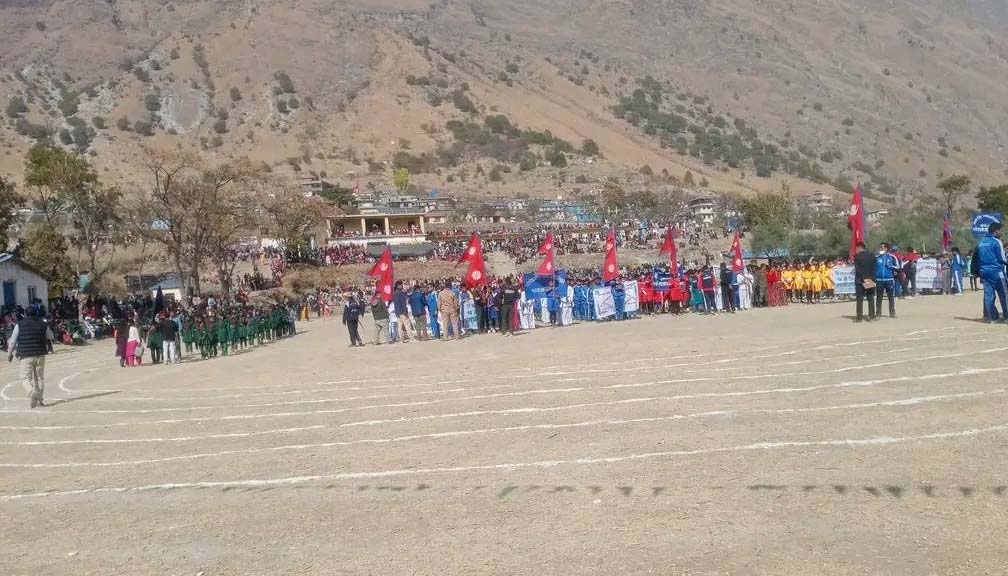 बाजुरा जिल्ला स्तरिय राष्ट्रपति रनिङ शिल्डको उपाधि बुढिनन्दाले जित्यो