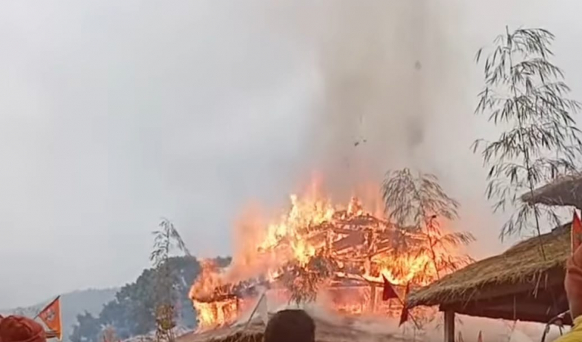 बैधनाथ कोटीहोम महायज्ञमा आगलागी, कुण्ड जलेर नष्ट