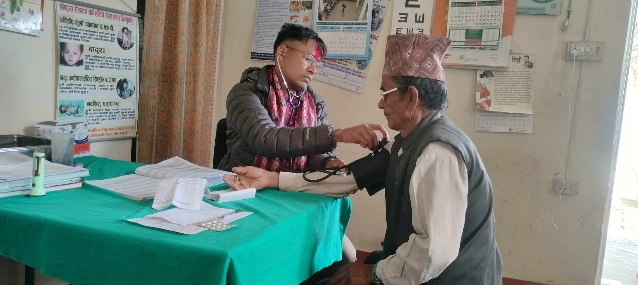 बाजुरा स्वास्थ्य चौकी टाँटेमा चिकित्सकीय सेवा  सुरु