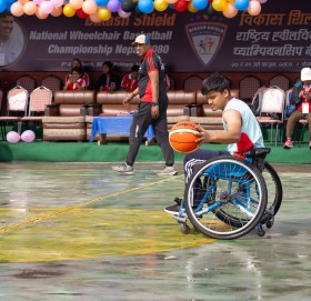 विकास शिल्ड राष्ट्रिय ह्वीलचियर बास्केटबल च्याम्पियनसिपः सुदुरपश्चिम र लुम्बीनी फाइनलमा प्रवेश