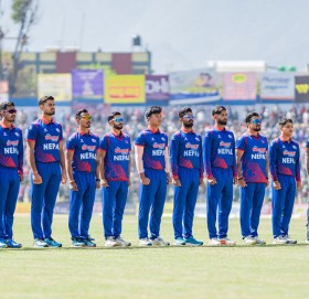 नेपालले नेदरल्याण्ड्सलाई दियो १८५ रनको लक्ष्य