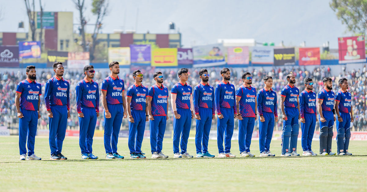 नेपालले नेदरल्याण्ड्सलाई दियो १८५ रनको लक्ष्य