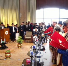 नवनिर्वाचित राष्ट्रिय सभा सदस्यले लिए शपथ