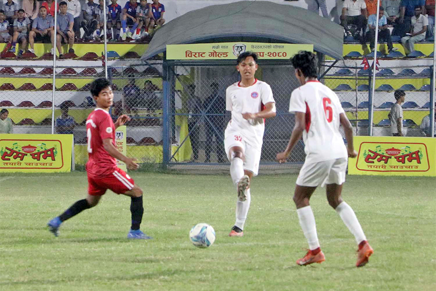 सिक्किमलाई हराउँदै मछिन्द्र विराट गोल्डकपको फाइनलमा