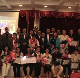नेपाल स्पोर्टस फेलोसिपद्वारा वाफ च्याम्पियनसिप उपविजेता नेपाली टोलीलाई सम्मान