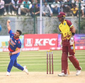 नेपालले टी-२० विश्वकपअघि वेष्टइण्डिज एसँग अन्तिम खेल खेल्दै