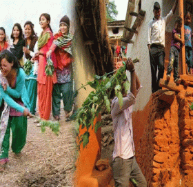 सुदूरपश्चिमको विशेष चाड विशु आज सिस्नुपानी छ्यापेर मनाइँदै