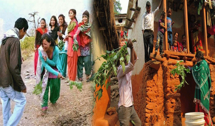 सुदूरपश्चिमको विशेष चाड विशु आज सिस्नुपानी छ्यापेर मनाइँदै