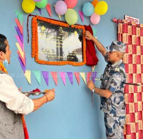 सशस्त्र प्रहरी बल बाजुराको नवनिर्मित भवनकाे उद्घाटन