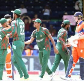 नेदरल्यान्ड्समाथि बंगलादेश २५ रनले विजयी