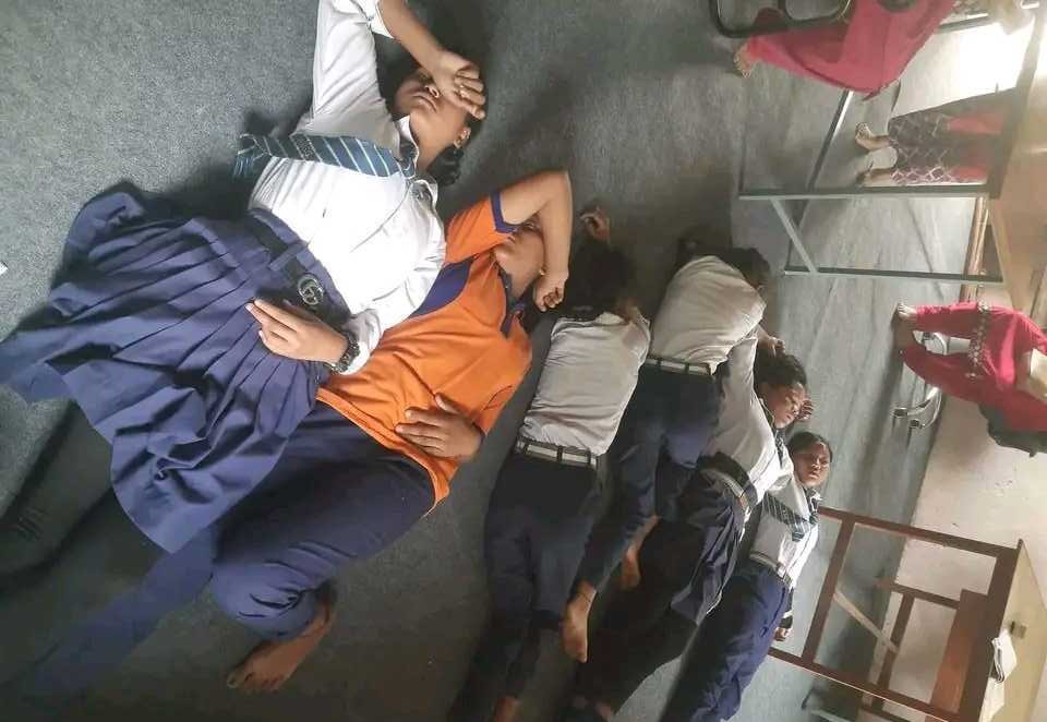 अत्यधिक गर्मीले दाङमा विद्यार्थी बेहोस