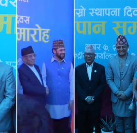 रास्वपाको चियापानमा प्रधानमन्त्रीसहित शीर्ष नेताहरू सहभागी