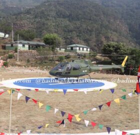 बाजुरा सदरमुकाममा रात्रि अवतरण हेलिप्याड निर्माण