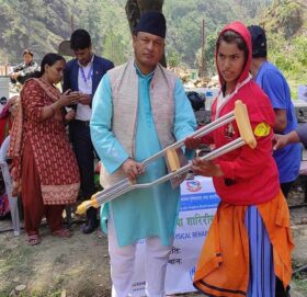  फिजियोथेरापी तथा शारीरिक पुर्नस्थापना शिविरबाट  ४ सय बढि लाभान्वित