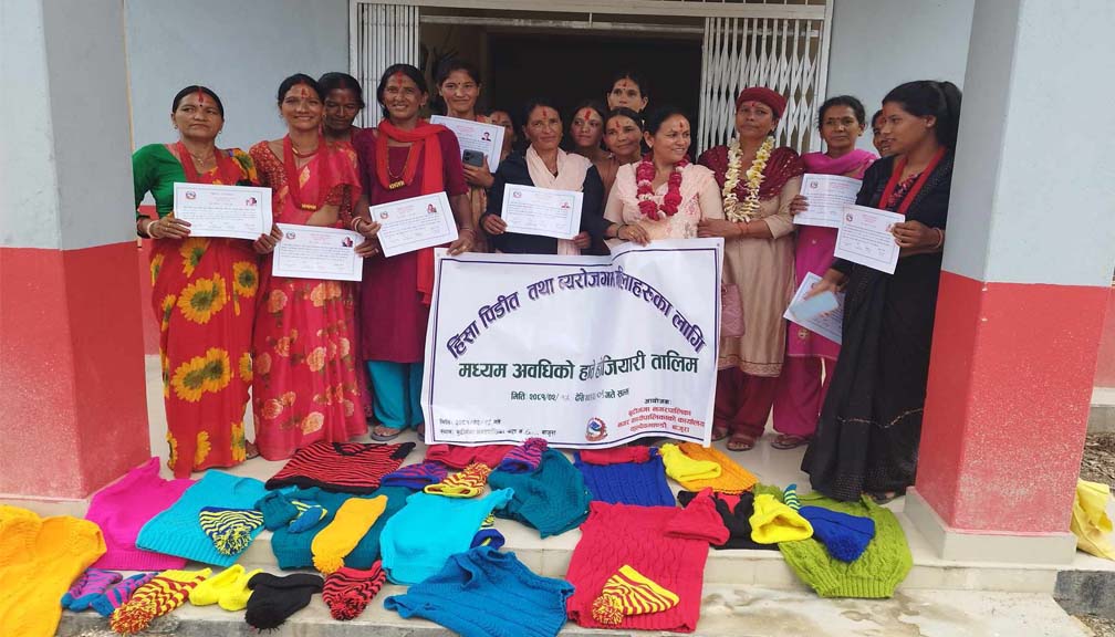 बुढीगंगाका महिलालाई उद्धमी बनाउन होजिहारी तालिम
