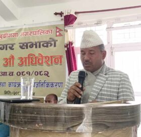 बुढीगंगाले गर्यो निति तथा कार्यक्रमको सार्वजनीकिकरण