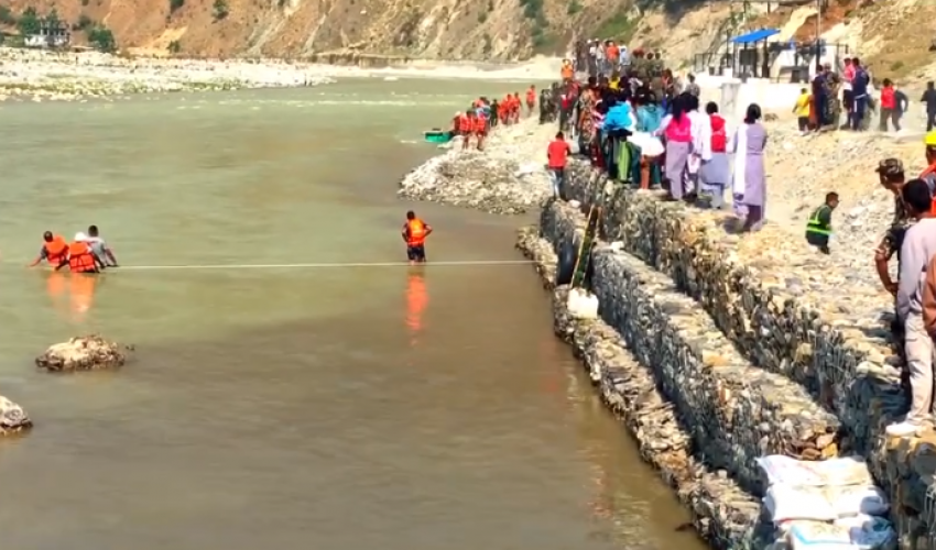 बझाङमा कृत्रिम अभ्यास गर्दागर्दै डुबेर सशस्त्रका जवानको मृत्यु