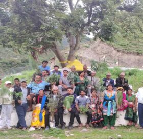 पुस्पलाल  स्मृति दिवसको अवसरमा जगन्नाथ गाउँकमिटीद्धारा बृक्षरोपण