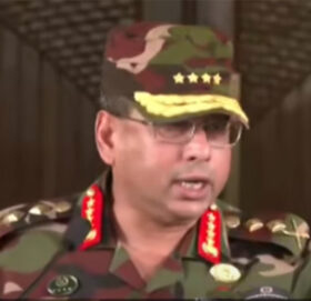 अन्तरिम सरकार बनाउने बंगलादेश सेना प्रमुखको घोषणा