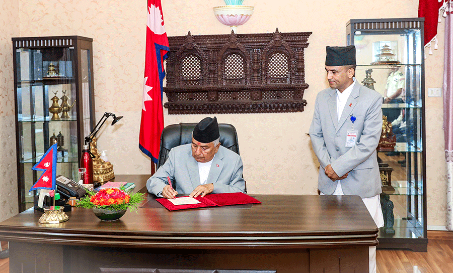 राष्ट्रपतिद्वारा टीआरसी विधेयक प्रमाणीकरण