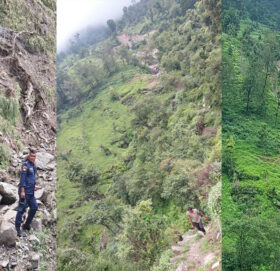 बडिमालिका ९को मोडडाडा र फडिल्लाका ८ परिवार बिस्तापित, दर्जन बढि घर जोखीममा