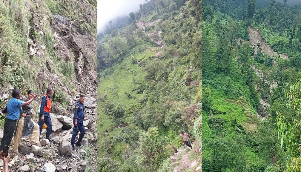 बडिमालिका ९को मोडडाडा र फडिल्लाका ८ परिवार बिस्तापित, दर्जन बढि घर जोखीममा