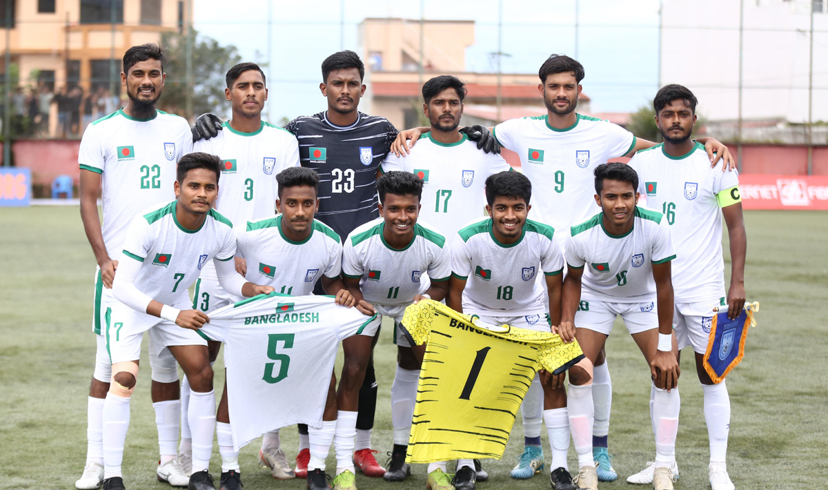 नेपाललाई हराउँदै बंगलादेशले जित्यो साफ यु–२० च्याम्पियनसिपको उपाधि