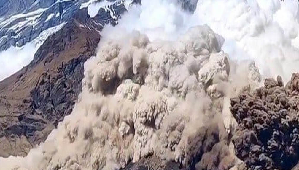 मुस्ताङको थासाङमा फेरि हिउँपहिरो, बोक्सीखोला थुनियो