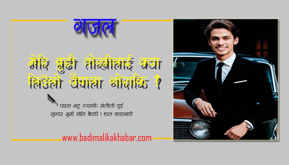 मेरि बुढी तोखीलाई क्या लिउँलो यैपाला गोराकि ?