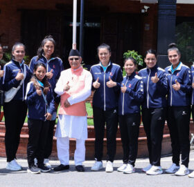 भलिबल खेलाडीको मागअनुसार अन्तर्राष्ट्रियस्तरको कभर्ड हल बनाउँछौं : प्रधानमन्त्री ओली