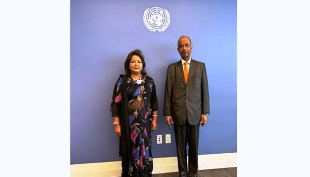 परराष्ट्रमन्त्री राणा र राष्ट्रसंघका उपमहासचिव अतुलबीच भेटवार्ता