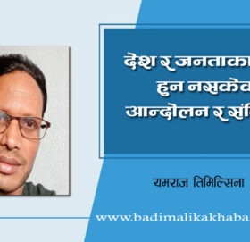 देश र जनताका लागि हुन नसकेका आन्दोलन र संविधान