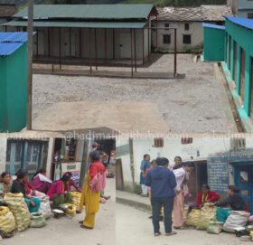 कृषि उपज केन्द्र प्रयोगमा नआउँदा बजारका सडक पेटीमा कृषक