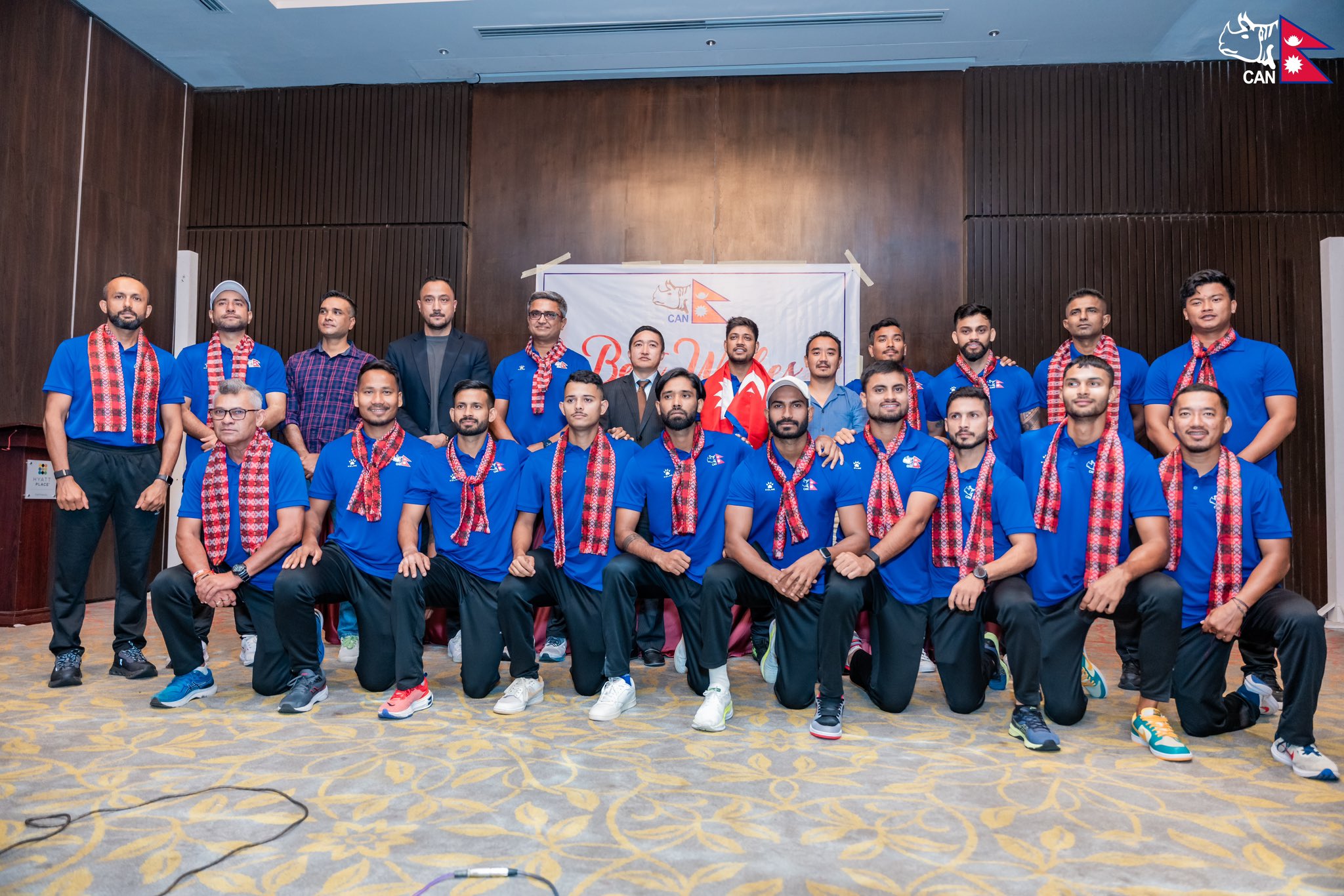 क्यानडामा खेल्न जाने नेपाली राष्ट्रिय क्रिकेट टिमको बिदाइ