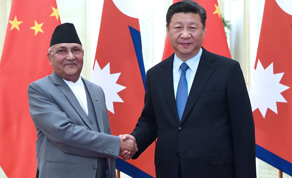 प्रधानमन्त्री ओली मंसिर १७ मा चीन जाने, राष्ट्रपति सीसँग भेट्ने