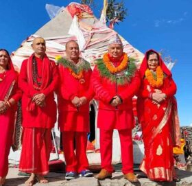 राष्ट्रपति पौडेलद्वारा प्रसिद्ध धार्मिकस्थल बडीमालिकाको दर्शन