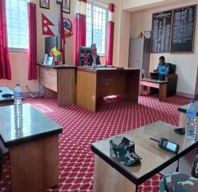 जिल्लाको शान्ति सुरक्षा ब्यवस्थित गर्न सबैले सहयोग गर्ने प्रतिबद्धता