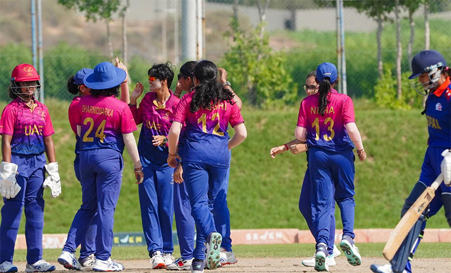 यु-१९ महिला विश्वकप एसिया छनोट : अन्तिम खेलमा आज युएईसँग भिड्दै नेपाल